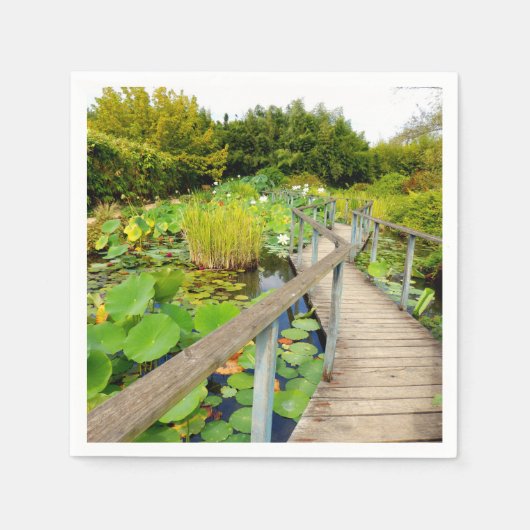 Lily Pond Paper Napkins Serviette (Vorderseite)