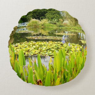 Lily Pond Round Cushion Rundes Kissen