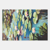 Lily Pond Serie 1 Geschenkpapier Set (Vorderseite 3)