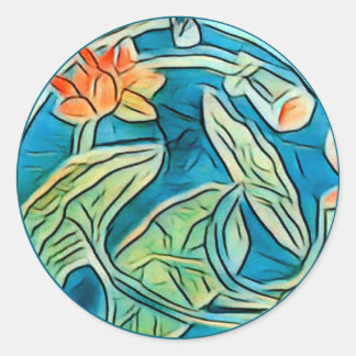 Lily Pond Sticker