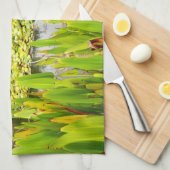 Lily Pond Teetuch Geschirrtuch (Viertel Falte)