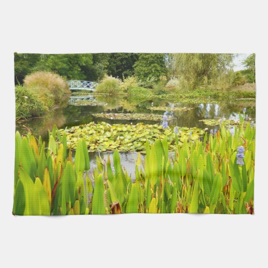 Lily Pond Teetuch Geschirrtuch (Horizontal)