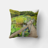 Lily Pond Throw Kissen (Rückseite)