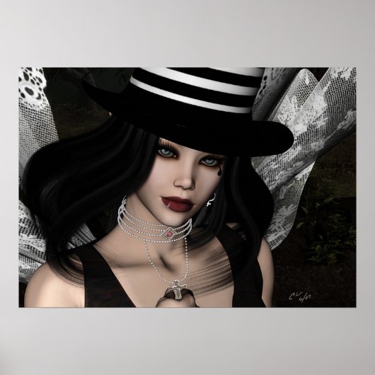 'Lily' Print Poster (Vorne)
