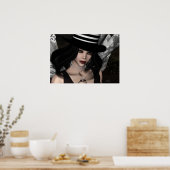 'Lily' Print Poster (Küche)