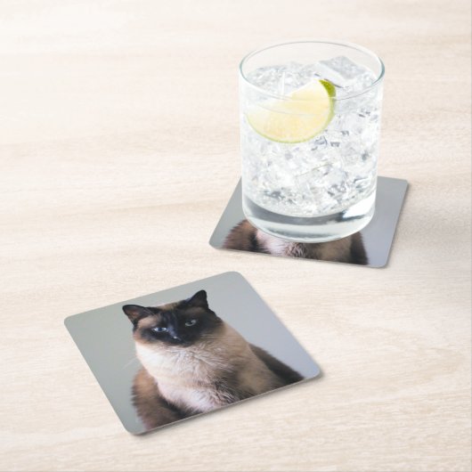 Lily Rechteckiger Pappuntersetzer (Vor Ort)