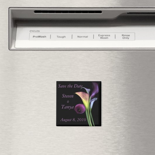 Lily Save the Date Magnet (In Situ (Geschirrspüler))