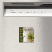 Lily Save the Date Magnet (In Situ (Geschirrspüler))