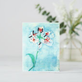 Lily, schönes Gemälde von Piet Mondrian Postkarte (Stehend Vorderseite)