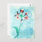 Lily, schönes Gemälde von Piet Mondrian Postkarte (Vorne/Hinten)