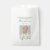 Lily Seed Packet Memorial Funeral Favor Bag Geschenktütchen (Vorderseite)