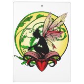 Lily Shadow Fairy Klemmbrett (Rückseite)