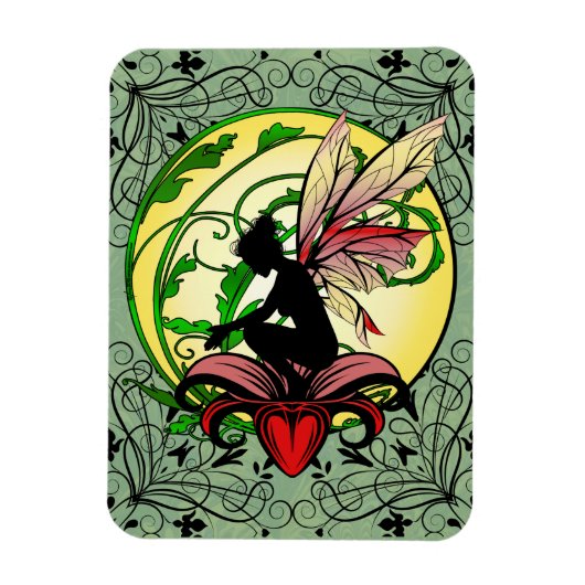 Lily Shadow Fairy Magnet (Vertikal)