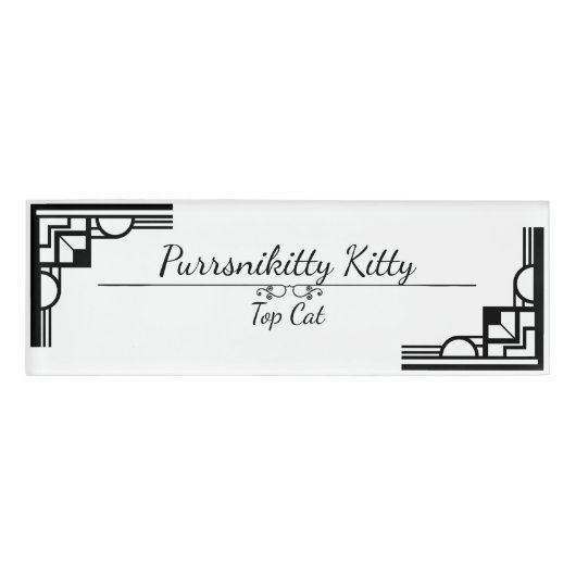 Lily Shadow Fairy Namenschild (Vorderseite)