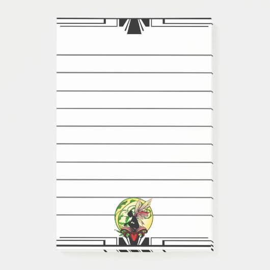 Lily Shadow Fairy Post-it Klebezettel (Vorderseite)