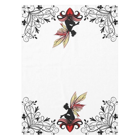 Lily Shadow Fairy Tischdecke (Vorderseite)