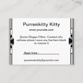 Lily Shadow Fairy Visitenkarte (Vorderseite)