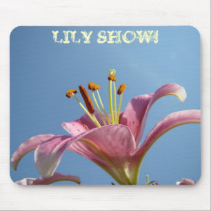 LILY SHOW! Mauspad Pinke Calla-Lilien-Blumen