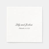 Lily Simple Classic Serviette (Vorderseite)