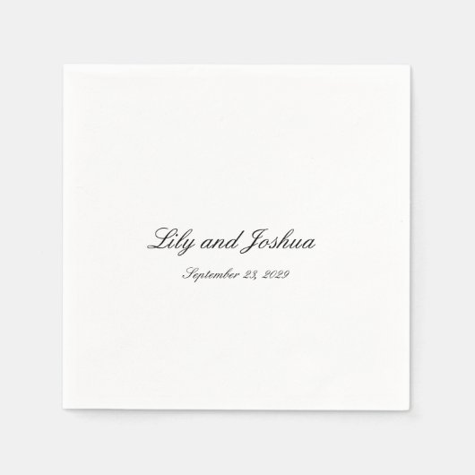 Lily Simple Classic Serviette (Vorderseite)