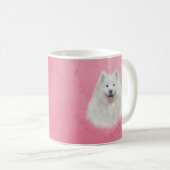 Lily the samoyed kaffeetasse (VorderseiteRechts)