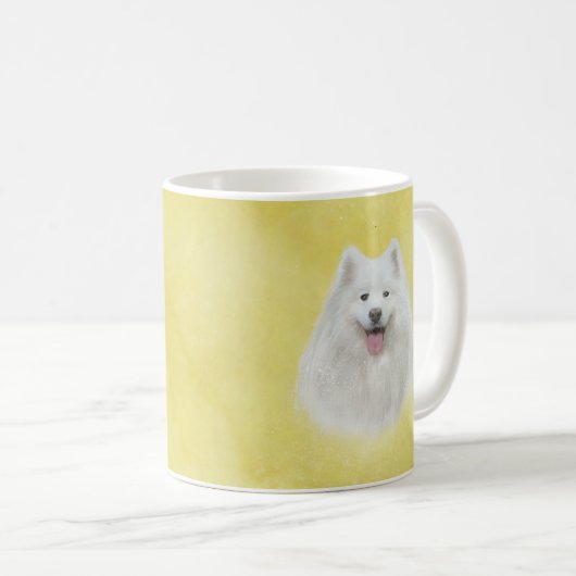 Lily the samoyed kaffeetasse (VorderseiteRechts)