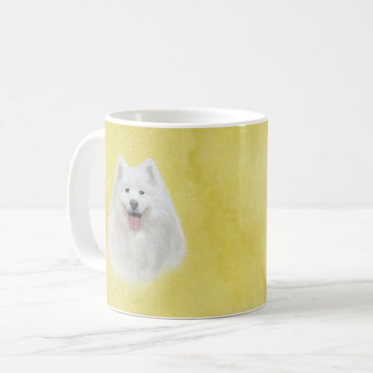 Lily the samoyed kaffeetasse (Vorderseite Links)