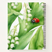 Lily the Vally Lady Bug Themed Notebook Spiral Notizblock (Rückseite)