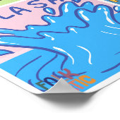 Lily und Capybara Comic Strip Poster (Ecke)