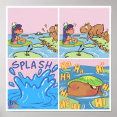 Lily und Capybara Comic Strip Poster (Vorne)