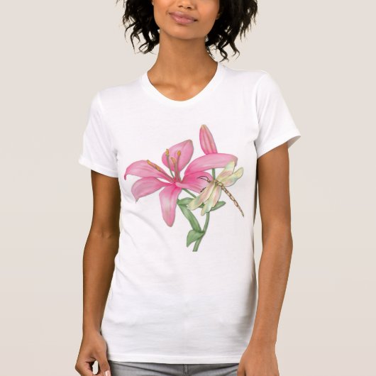 Lily und Dragonfly T-Shirt (Vorderseite)