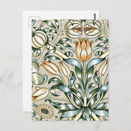 Lily und Granatäpfel Postkarte (Vorne/Hinten)