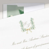 Lily Valley Imitate Gold Formal Traditionelle Hoch Einladung