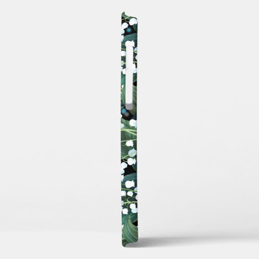 Lily Valley Seamless Muster Hintergrund Case-Mate iPhone Hülle (Rückseite / Links)