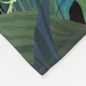 Lily Valley Seamless Muster Hintergrund Fleecedecke (Ecke)