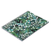 Lily Valley Seamless Muster Hintergrund Notizblock (Linke Seite)