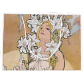 Lily (vier Blume), Alphonse Mucha Große Geschenktüte (Rückseite)