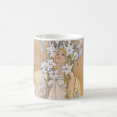 Lily (vier Blume), Alphonse Mucha Kaffeetasse (Mittel)