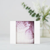 Lily war ein kleines Mädchen Postkarte (Stehend Vorderseite)