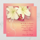 Lily Wedding Invite Einladung (Vorne/Hinten)