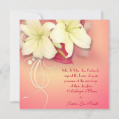 Lily Wedding Invite Einladung (Vorderseite)