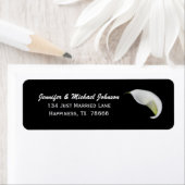 Lily Wedding Return Address Label (Insitu)