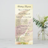Lily Weddings Programme, Floral, Blume, Frühjahr Programm (Stehend Vorderseite)