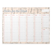 Lily Weekly Planner Notizblock (Vorderseite)