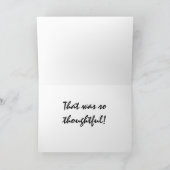 Lilypad Turtle Thankyou Card Dankeskarte (Innenseite)