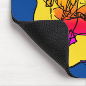 Lily's Abstrakte Katze Mousepad (Ecke)