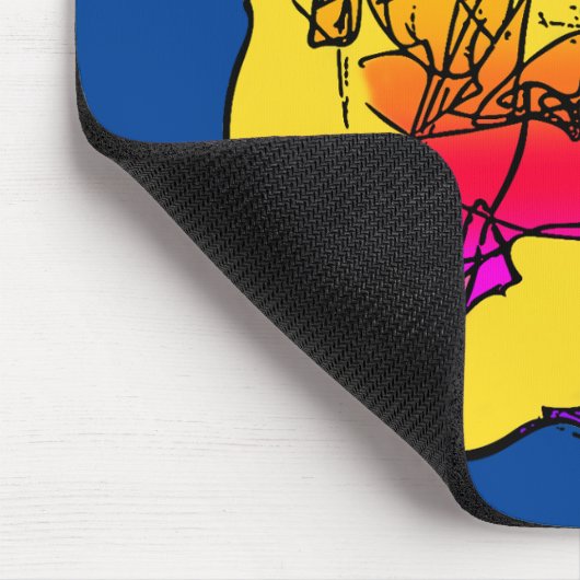 Lily's Abstrakte Katze Mousepad (Ecke)