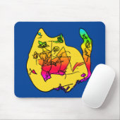 Lily's Abstrakte Katze Mousepad (Mit Mouse)