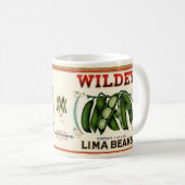 Lima-Bohnen-Tasse Kaffeetasse (VorderseiteRechts)