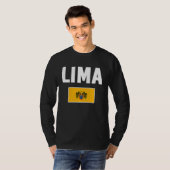 Lima Flag souvenir Peru T-Shirt (Vorne ganz)
